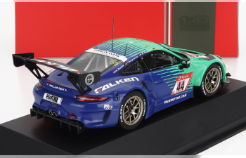 PORSCHE 911 991-2 Gt3 R Team Falken Motorsport N44 24h Nurburgring (2019) K.Bachler - J.Bergmeister - M.Ragginger - D.Werner, 2 Tone Blue