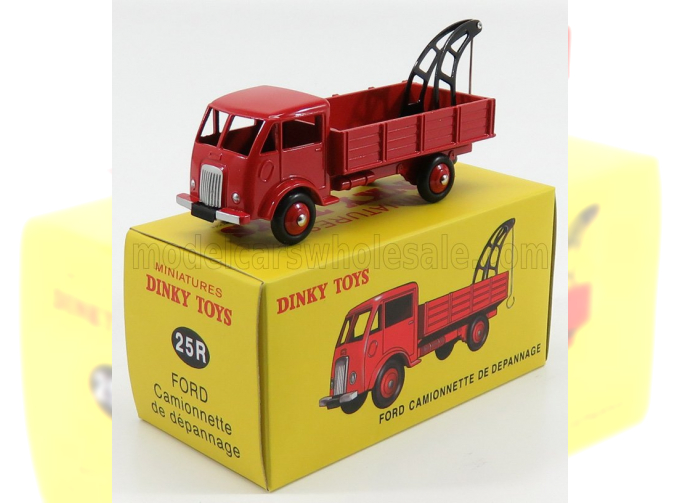 FORD Truck Carro Attrezzi 2-assi - Wrecker Road Dinky Service 1968, Red