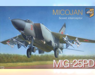 Сборная модель MiG-25PD Soviet interceptor