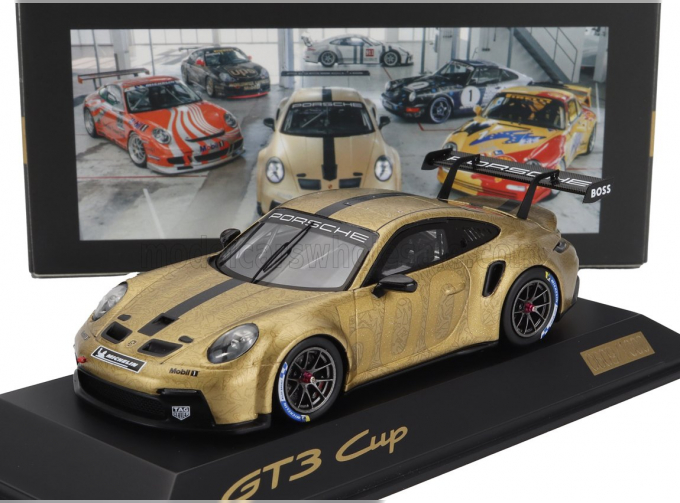 PORSCHE 911 992 Gt3 Cup 5000 Coupe (2022), Matt Gold Black