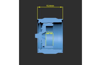 Диск передний КАЗ-4540 под шину ИД-П284 под подшипник 8мм