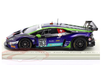 LAMBORGHINI Huracán GT3 Evo №163 Team Emil Frey Racing 24h Spa Giacomo Altoé, Albert Costa, Franck Perera (2021)