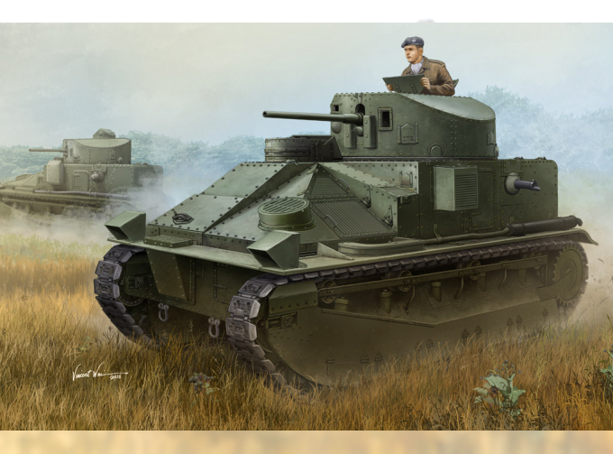 Сборная модель Танк Vickers Medium Tank MK II