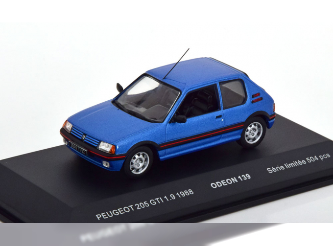 PEUGEOT 205 GTI 1.9 (1988), blue metallic