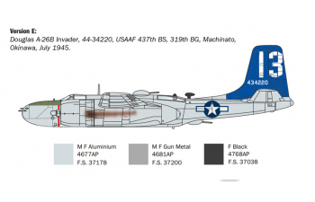 Сборная модель McDONNEL DOUGLAS A-26b Invader Military Airplane 1944