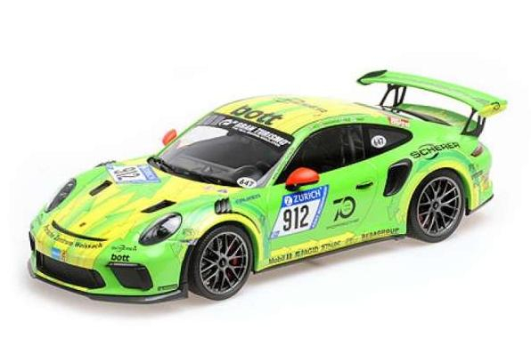 PORSCHE 911 GT3RS (991.2), Demonstration Run (2019), green / yellow
