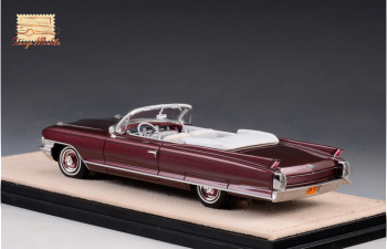 CADILLAC Series 62 Convertible (открытый) 1962 Burgundy Metallic