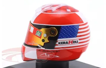 MINI HELMET Ferrari F2001 USA GP / Formula 1 World champion Michael Schumacher (2001)