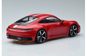 PORSCHE 911 Carrera 4S (2019), red