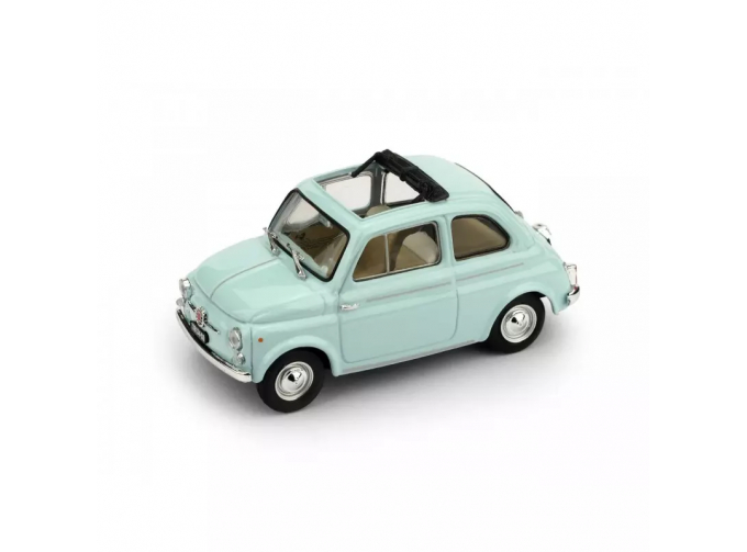 FIAT Nuova 500d (1960) Tetto Aperto - Open, Very Light Blue