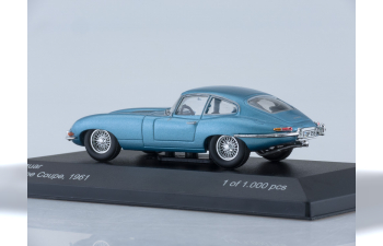 JAGUAR E-Type Coupe (1961), metallic light blue