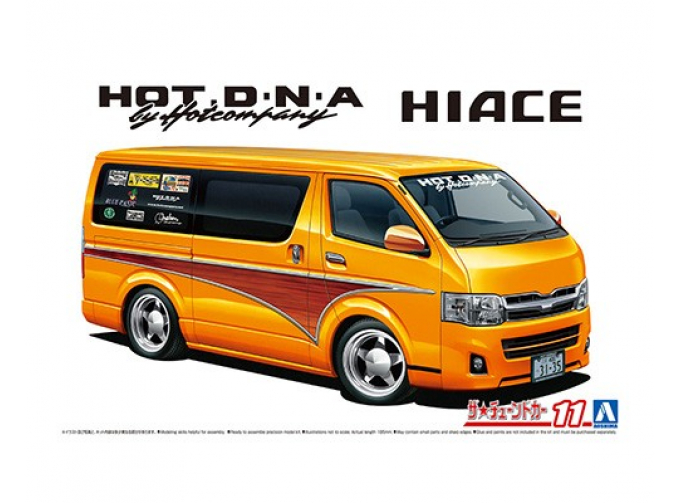 Сборная модель Toyota HiAce HotCompany TRH200V 12