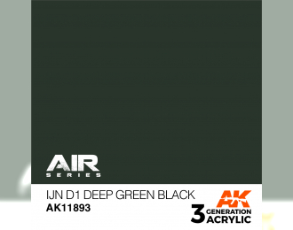 IJN D1 Deep Green Black