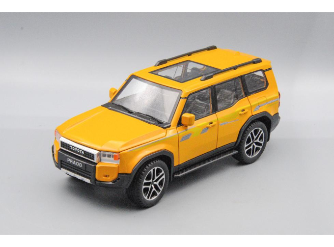 TOYOTA Land Cruiser 250 (Prado), жёлтый, 21 см.