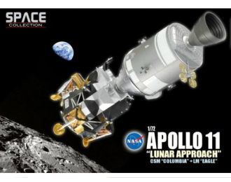 Космический аппарат "Аполлон 11" командно-сервисный+лунный модули