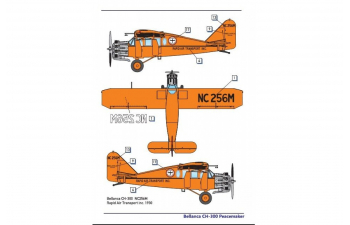 Сборная модель легкий транспортный самолет Bellanca CH-300 Pacemaker