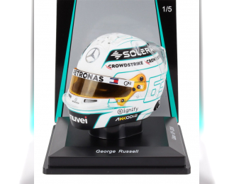 BELL HELMET Casco Helmet F1 George Russell F1 Team Mercedes Amg №63 Qatar Gp (2024), White