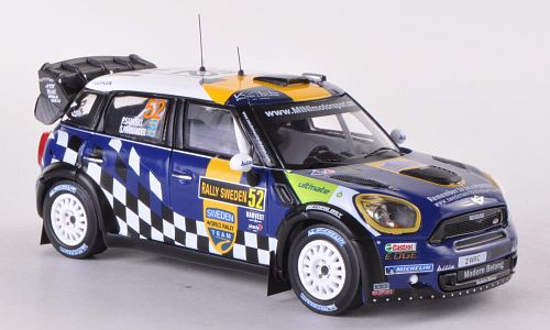 MINI JOHN COOPER WORKS 52 P.Sandell/S.Parmander Rally SWEDEN 2012, blue