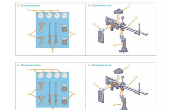 Авиационный пулемет Lewis Mk.III, 2 шт (для всех моделей)