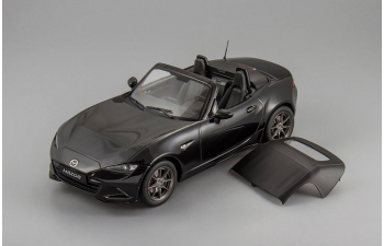 MAZDA MX-5 with removable soft top (2015), black