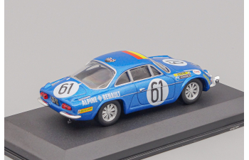 RENAULT Alpine A110 Gordini Team Ecurie Leopard #61 (1968) Jacques Bourdon / Maurice Nussbaumer / Michel Pouteaux, 24h Le Mans Collection
