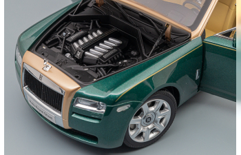 ROLLS-ROYCE Ghost Brooklands, green / gold