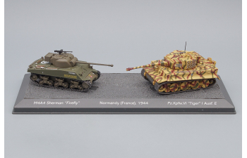 набор M4A4 "Sherman Firefly" и Pz.Kpfw. VI "Tiger" I Ausf. E Нормандия Франция 1944