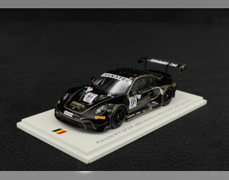 PORSCHE 911 992 Gt3 R 4.2l Team Herbert Motorsport №91 24h Spa (2024) Ralf Bohn - Robert Renauer - Morris Schuring - Alfred Renauer, Black