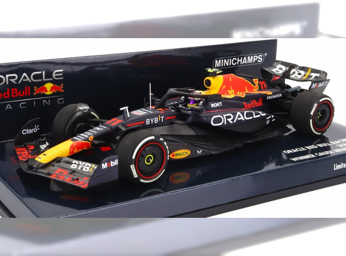 RED BULL F1 Rb19 Team Oracle Red Bull Racing N11 Winner Saudi Arabian Gp (2023) Sergio Perez, Matt Blue