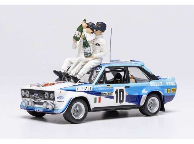 FIAT 131 Abarth #10 Rally Monte Carlo, Walter Rohrl /Christian Geistdörfer (1980), white/blue