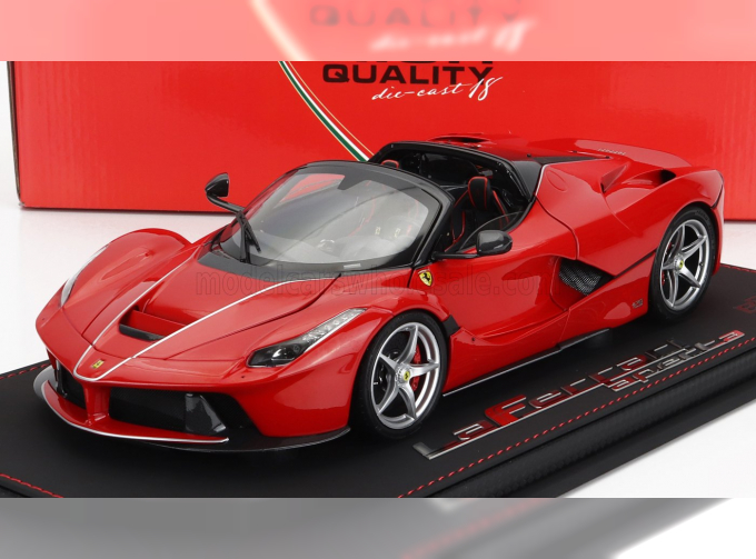 FERRARI Laferrari Aperta Spider (2016) - Con Vetrina - With Showcase, Rosso Corsa 322 - Red