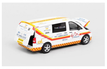 MERCEDES-BENZ Vito H.K. Pet Ambulance with kitten (2020), white/red