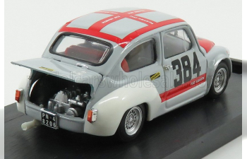 FIAT 600 1000 ABARTH N 384 PREPARATA SPAGNOL TRENTO-BONDONE (1971) DANTE GARGAN, GREY WHITE