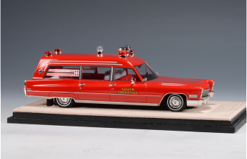 CADILLAC Miller-Meteor Ambulance "North Ambulance" (1968), Red