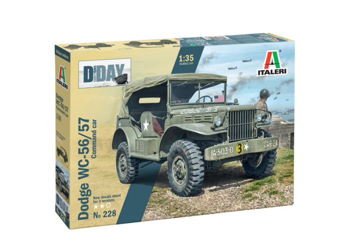 Сборная модель Штабной автомобиль Dodge WC56