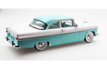 FORD Customline 2х дверный седан (1955), бирюзово-белый