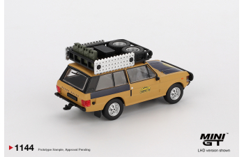 Range Rover C.Swoboda & K. Mentel Winner Camel Trophy Sumatra 1981, yellow / black (ранний доступ)