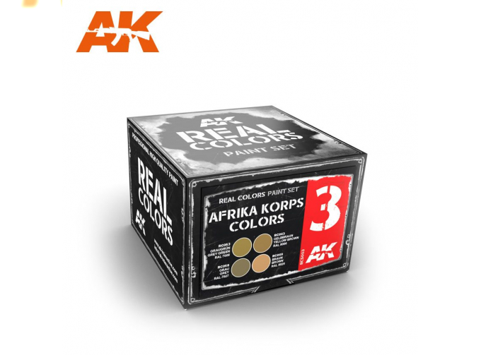 Набор акриловых красок Real Colors AFRIKA KORPS COLORS SET