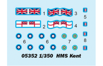 Сборная модель Корабль HMS Kent