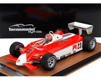 ALFA ROMEO F1 179 №23 East Usa Gp Bruno Giacomelli (with Pilot Figure) (1980) , White Red