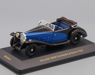 DELAGE D8SS Fernandez & Darrin (1932), blue / black