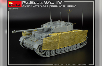 Сборная модель Немецкий командирский танк Pz.Beob.Wg.IV A