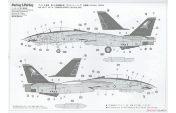 Сборная модель F-14D Tomcat `VF-101 Grim Reapers 2002´ Limited Edition