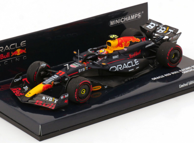 RED BULL F1 Rb20 Team Oracle Red Bull Racing №11 Season (2024) Sergio Perez, Blue Yellow Red