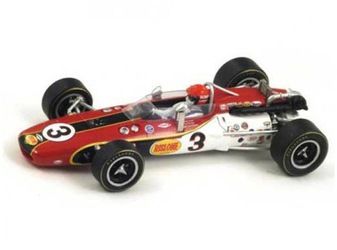 EAGLE MK4, 3 Winner Indy 500 1968 Bobby Unser, red