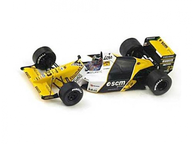 MINARDI M189, 23 Japan GP 1989, yellow