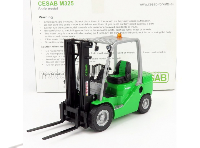 CESAB M325 Carrello Elevatore Verticale - Vertical Order Picker 4 Wheels, Green Black