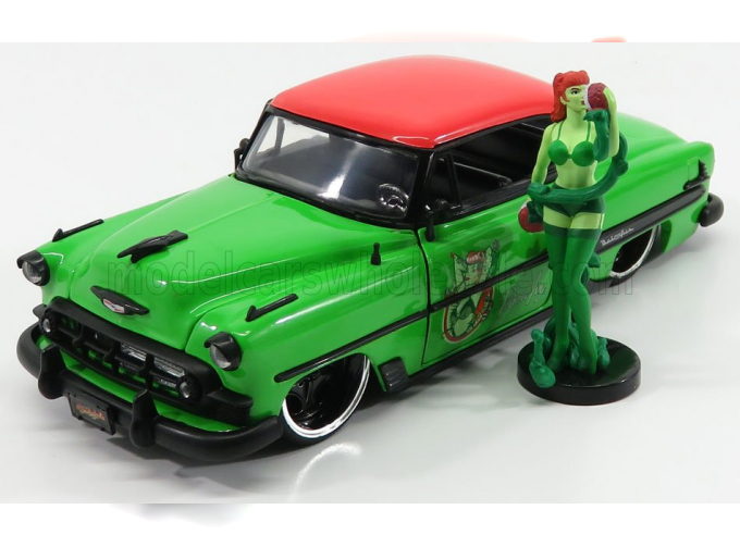 CHEVROLET Bel Air Custom (1953) With Poison Ivy Figure, Green Red