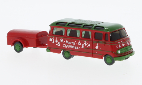 MERCEDES-BENZ O 319 Merry Christmas Panoramabus with trailer 