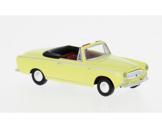 PEUGEOT 403 Cabriolet (1956), light yellow
